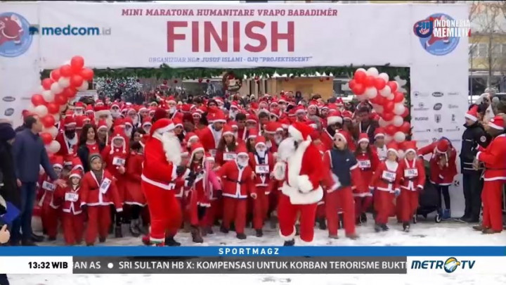 Lomba Lari Berkostum Santa