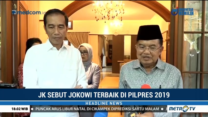 JK: Jokowi Capres Terbaik