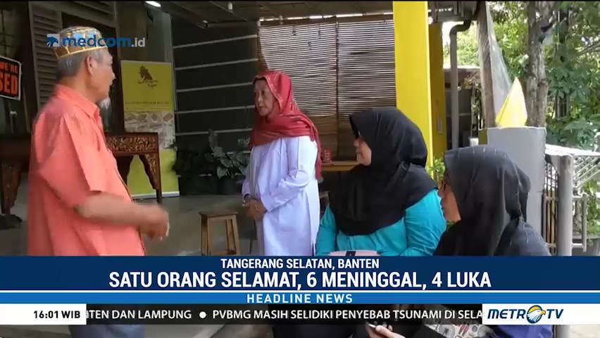 Warga Tangerang Jadi Korban Tsunami Saat Berlibur di Carita