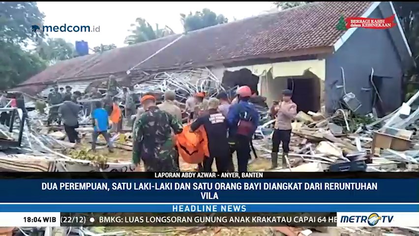 4 Jenazah Berhasil Dievakuasi dari Reruntuhan Vila Stephanie