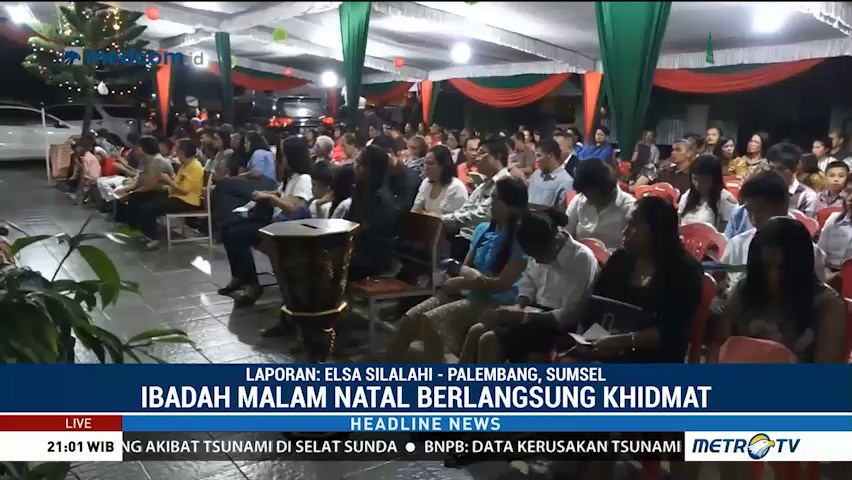Jemaat GPIB Immanuel Doakan Korban Tsunami Selat Sunda