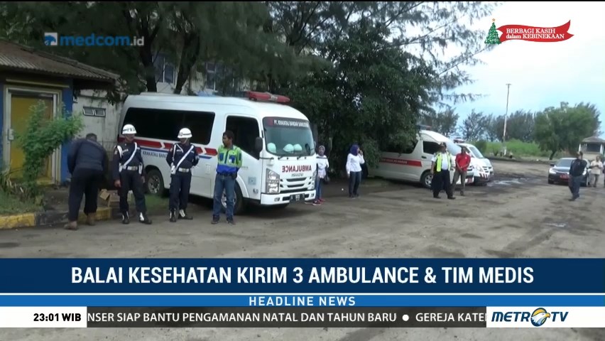 Balai Kesehatan Kirim 3 Ambulans dan Tim Medis untuk Korban Tsunami