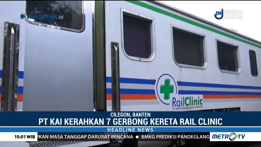 PT KAI Kerahkan Rail Clinic untuk Bantu Korban Tsunami Banten