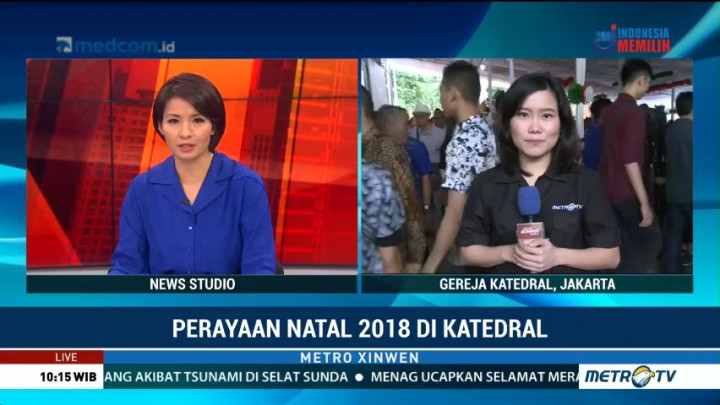 Perayaan Natal di Gereja Katedral
