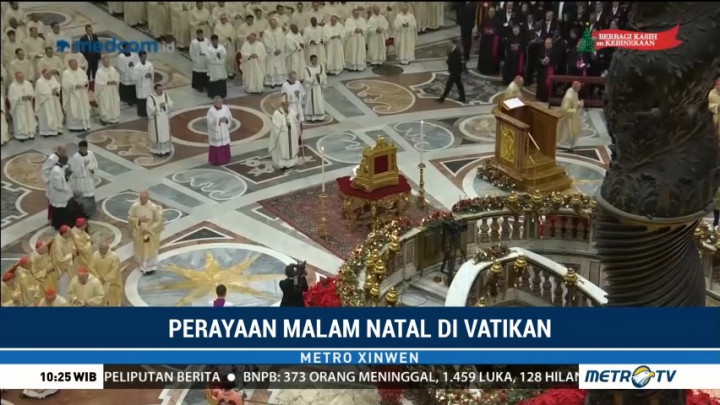 Perayaan Malam Natal di Vatikan