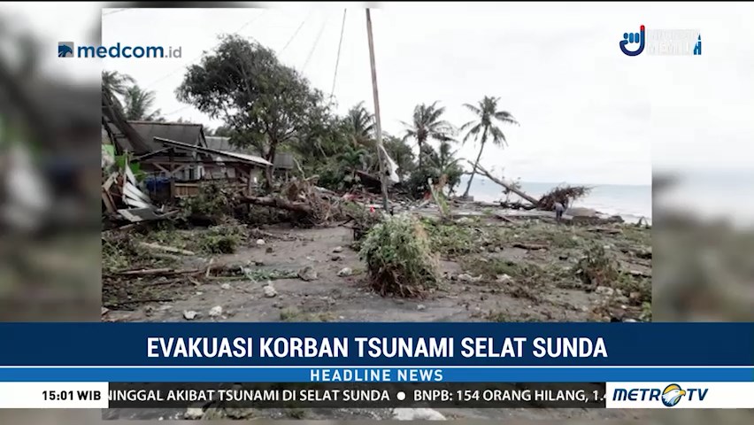 Korban Tsunami di Pulau Sebesi Akhirnya Terima Bantuan