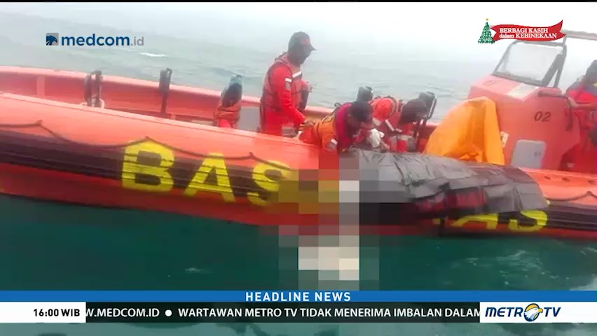 Tim SAR Temukan Jenazah Korban Tsunami Terapung di Selat Sunda