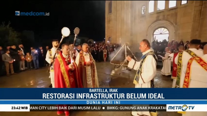 Suasana Perayaan Natal di Kota Bartella