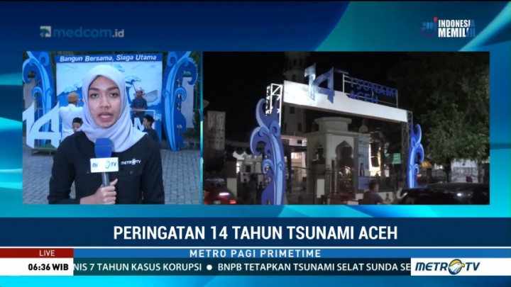 Peringatan 14 Tahun Tsunami Aceh Dipusatkan di Masjid Tgk Chik Maharaja Gurah