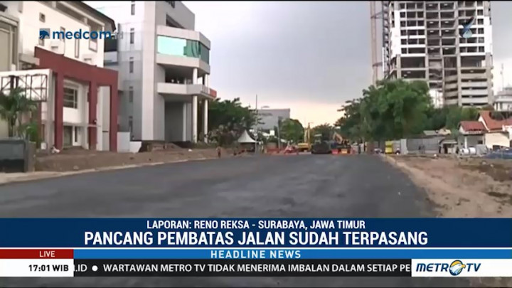 Upaya Pemulihan Jalan Raya Gubeng yang Ambles