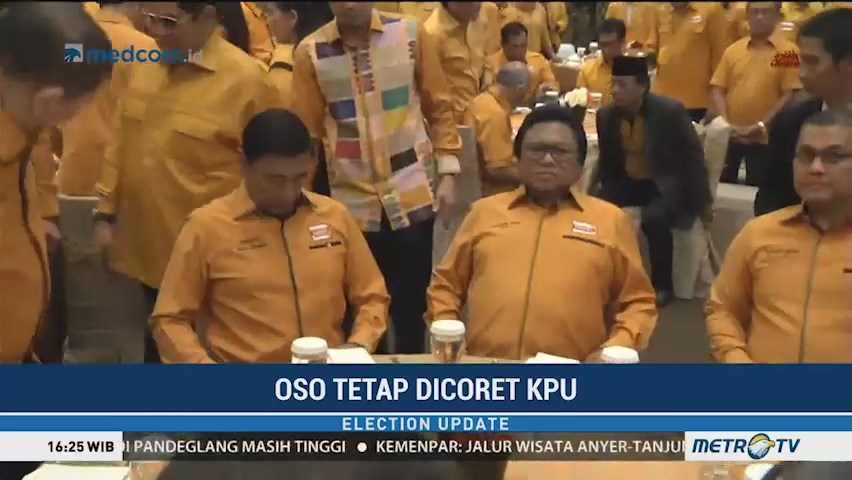 OSO Dicoret dari Daftar Caleg Tetap DPD