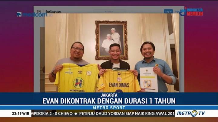 Evan Dimas Resmi Gabung ke Barito Putera