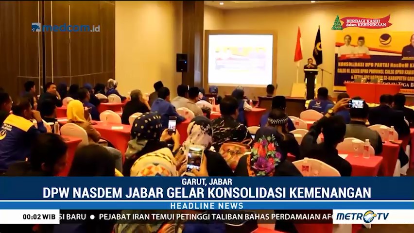 DPW NasDem Jabar Gelar Konsolidasi Kemenangan Jokowi-Ma'ruf