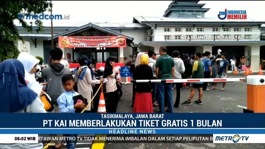 KA Galunggung Gratis Selama Sebulan