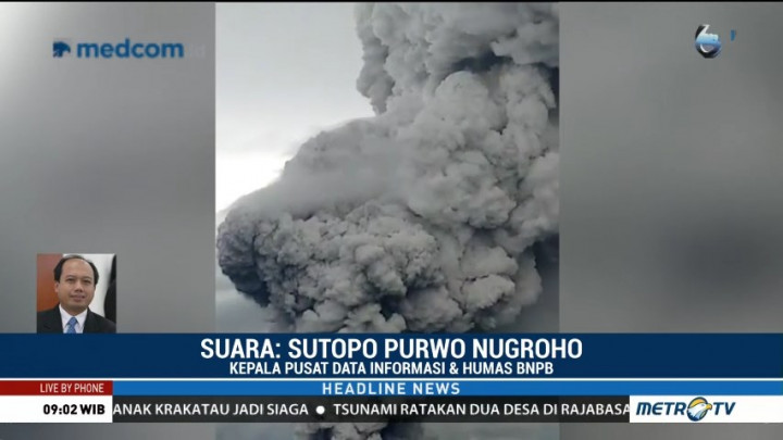 Status Gunung Anak Krakatau Siaga Level III