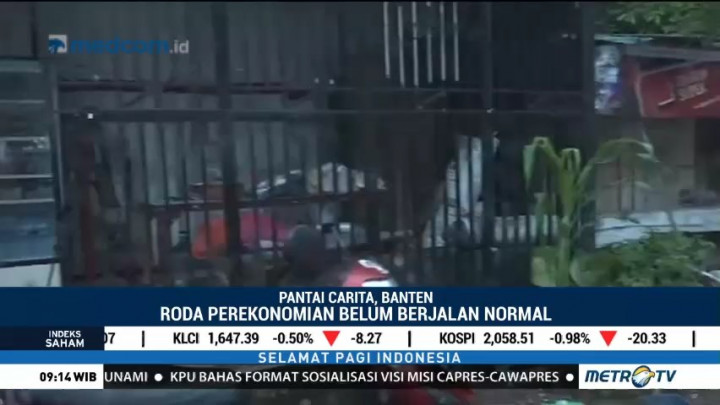 Denyut Ekonomi Carita Pascatsunami