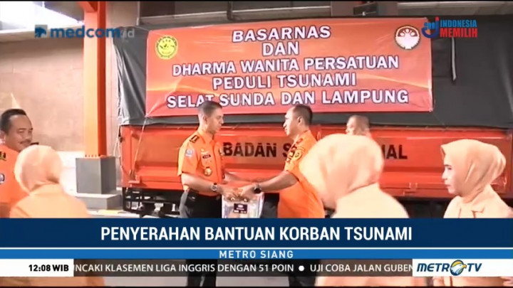 Basarnas Kirim Bantuan untuk Korban Tsunami Selat Sunda