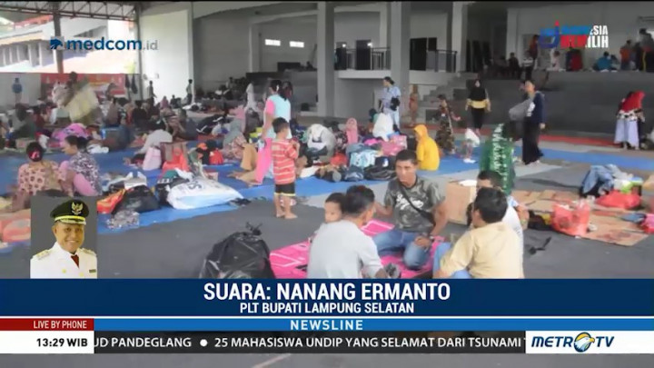 Lampung Selatan Siap Tampung Pengungsi Pulau Sebesi & Sebuku