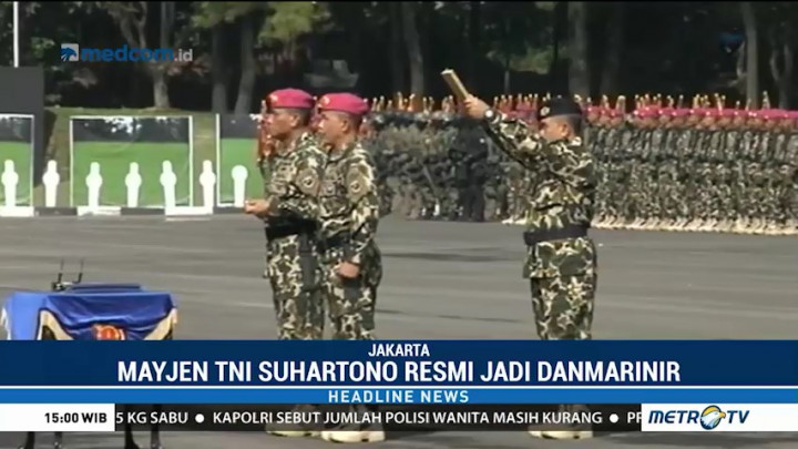 Mayjen TNI Suhartono Resmi Jabat Komandan Korps Marinir
