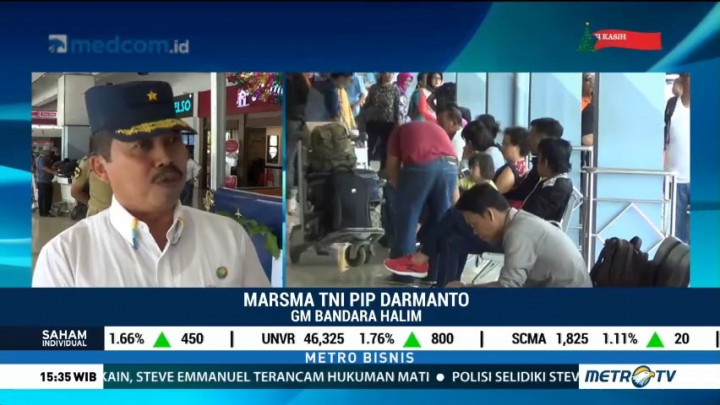 Gunung Anak Krakatau Siaga, Penerbangan di Bandara Halim Masih Normal