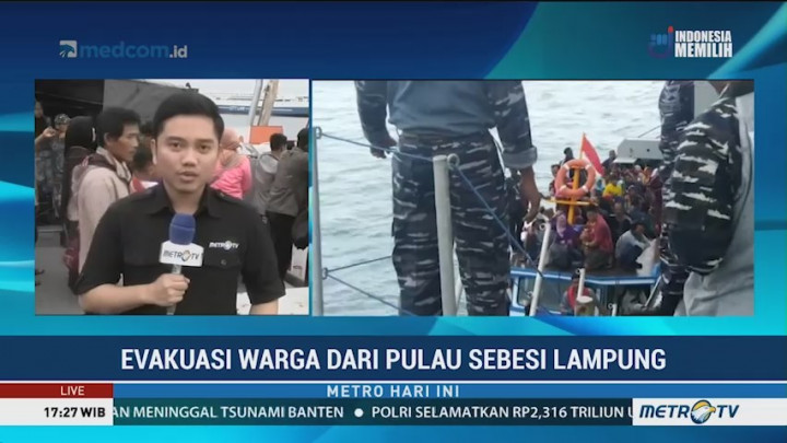 Ratusan Warga Pulau Sebesi akan Tiba di Bakauheni