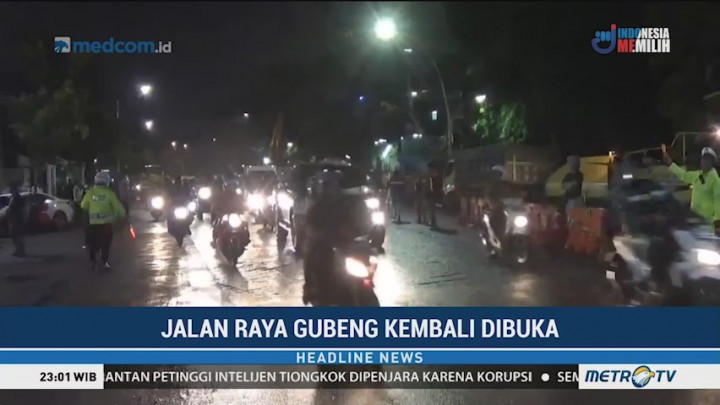 Jalan Raya Gubeng Kembali Dibuka