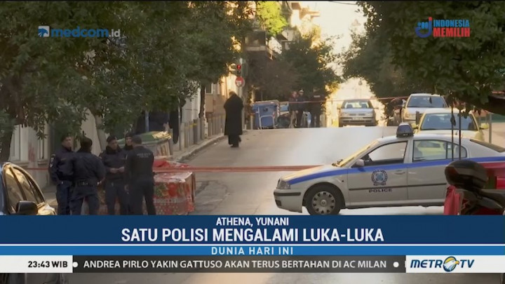 Ledakan di Gereja Athena, Satu Polisi Alami Luka-luka