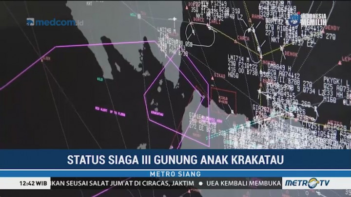 9 Rute Penerbangan Dialihkan Akibat Terdampak Anak Krakatau