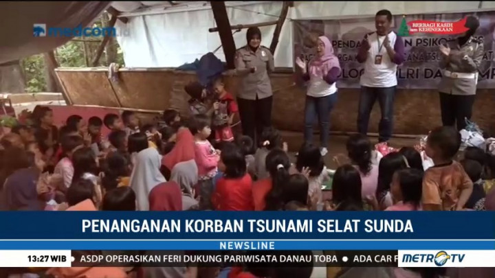 Begini Kondisi Pengungsian Korban Tsunami di Carita