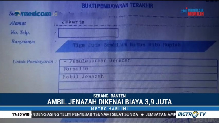 Pungli Modus Ambil Jenazah Korban Tsunami di RSDP Serang