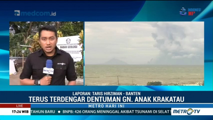 Status Gunung Anak Krakatau Masih Siaga level III