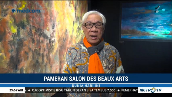 Pelukis Indonesia Ambil Bagian dalam Pameran <i> Salon des Beaux Arts</i> di Paris