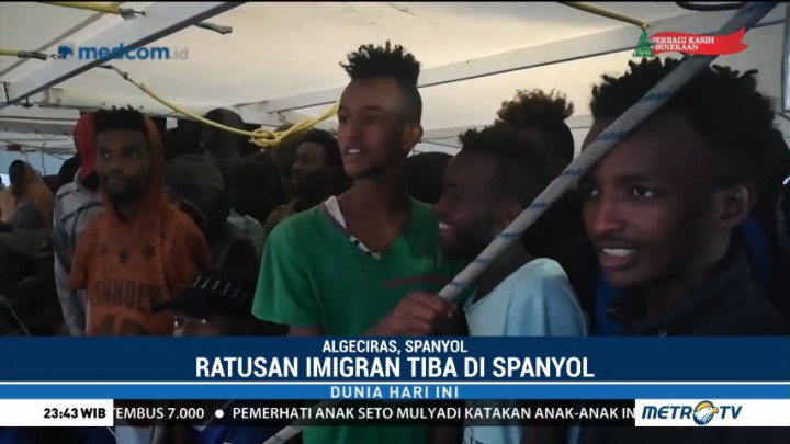 300 Imigran yang Dievakuasi dari Laut Mediterania Tiba di Spanyol