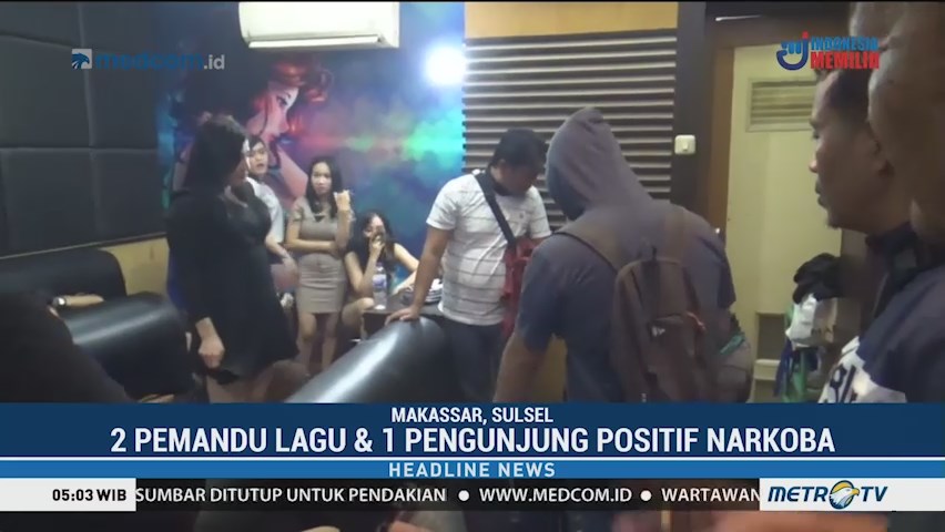 Polrestabes Makassar Gelar Razia Narkoba di Tempat Hiburan Malam