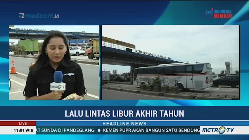 Lalu Lintas di GT Cikarang Utama Ramai Lancar