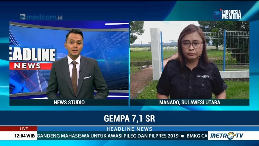 Gempa Filipina Terasa hingga Manado