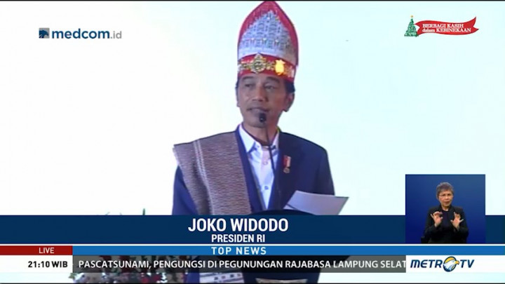 Hadiri Perayaan Natal, Jokowi Ajak Umat Kristiani Menjaga Persatuan