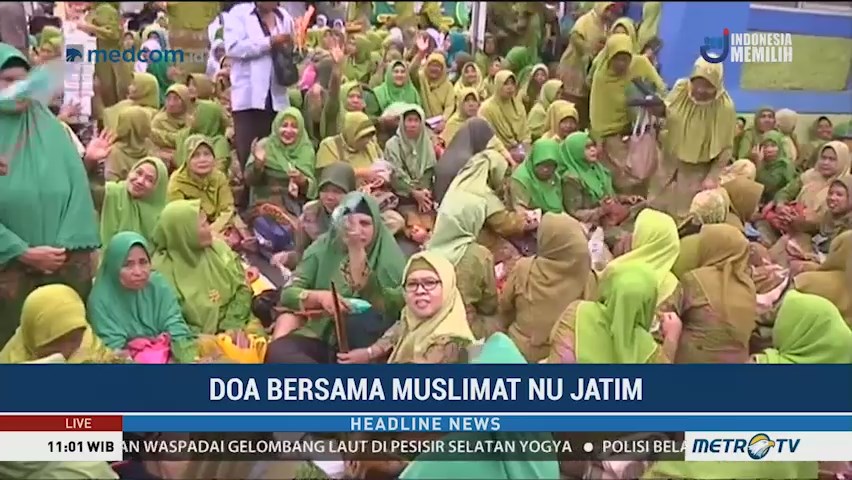 Muslimat NU Jatim Gelar Doa Bersama
