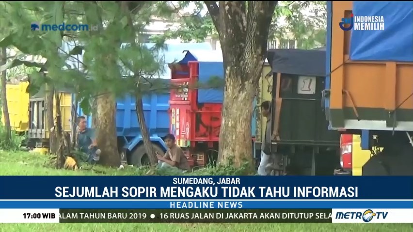 Ratusan Truk Berat Ditilang di Wilayah Sumedang