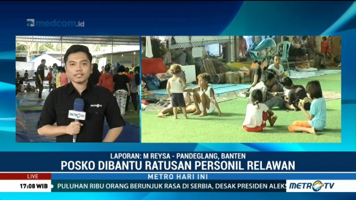 Pengungsi Tsunami Banten Butuh Bantuan Selimut dan Alas Tidur