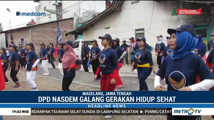 Caleg Elman Saragih Galang Gerakan Hidup Sehat