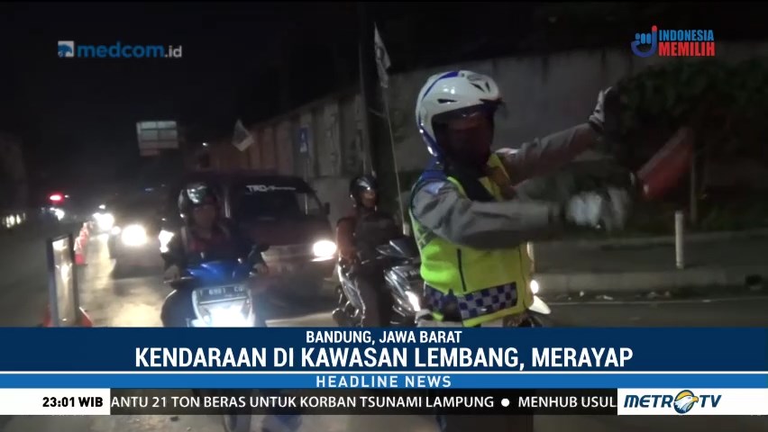Lalu Lintas di Lembang Padat Merayap