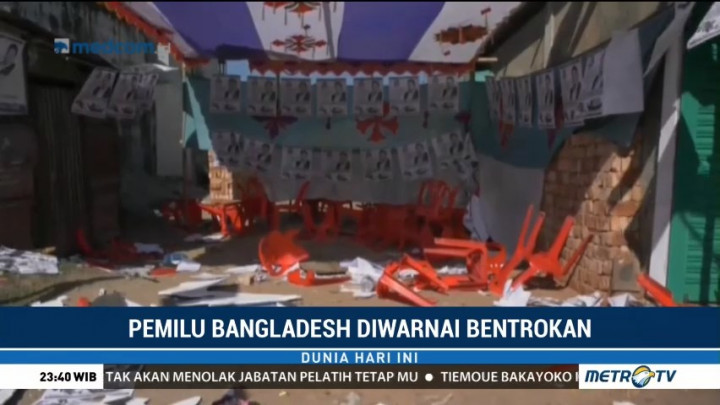 Pemilu Bangladesh Diwarnai Bentrokan