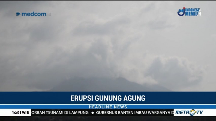Warga Diimbau Jauhi Radius 5 Km dari Puncak Kawah Gunung Agung