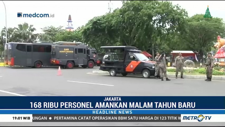 168 Ribu Personel Gabungan Amankan Malam Tahun Baru 2019