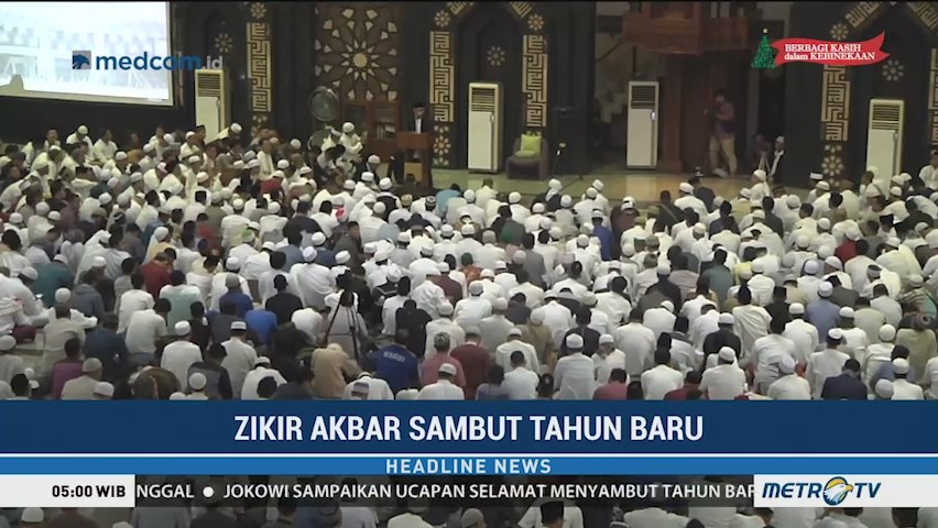 Sambut Tahun Baru, Zikir Nasional Digelar di Masjid At-Tin