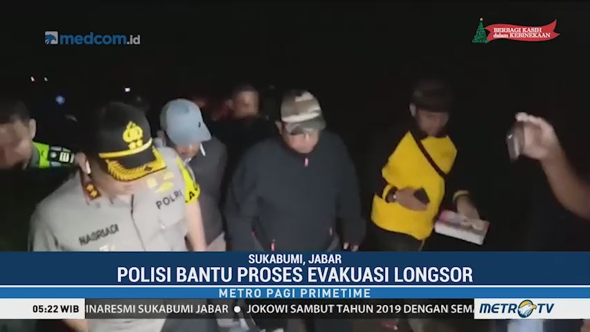 Kapolres Sukabumi Pantau Evakuasi Korban Longsor