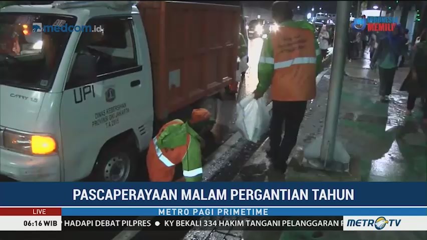 Sampah Berserakan di Monas