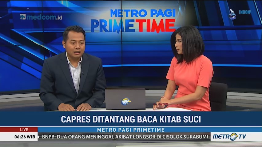 Saat Capres Ditantang Baca Kitab Suci