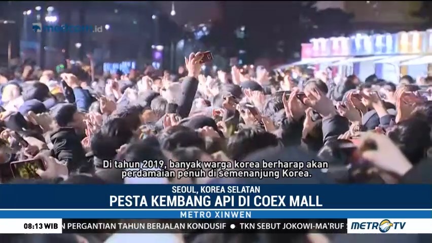 Kemeriahan Malam Pergantian Tahun di Korea Selatan